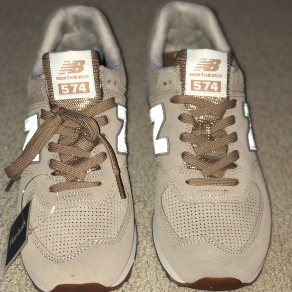 New Balance 574 Sneakers- NWT Tan